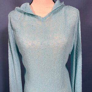 All Seasons' Open Weave Cover-up with draping hood (Medium)